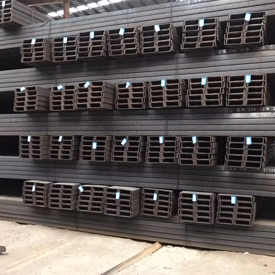 Precio de acero de canal en forma de CHU galvanizado perfil de acero formado en frío laminado en caliente