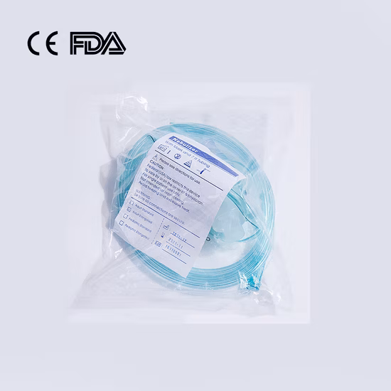 Máscara disponible del nebulizador del oxígeno del CPR del CE FDA ISO del PVC del hospital quirúrgico médico disponible de la fábrica